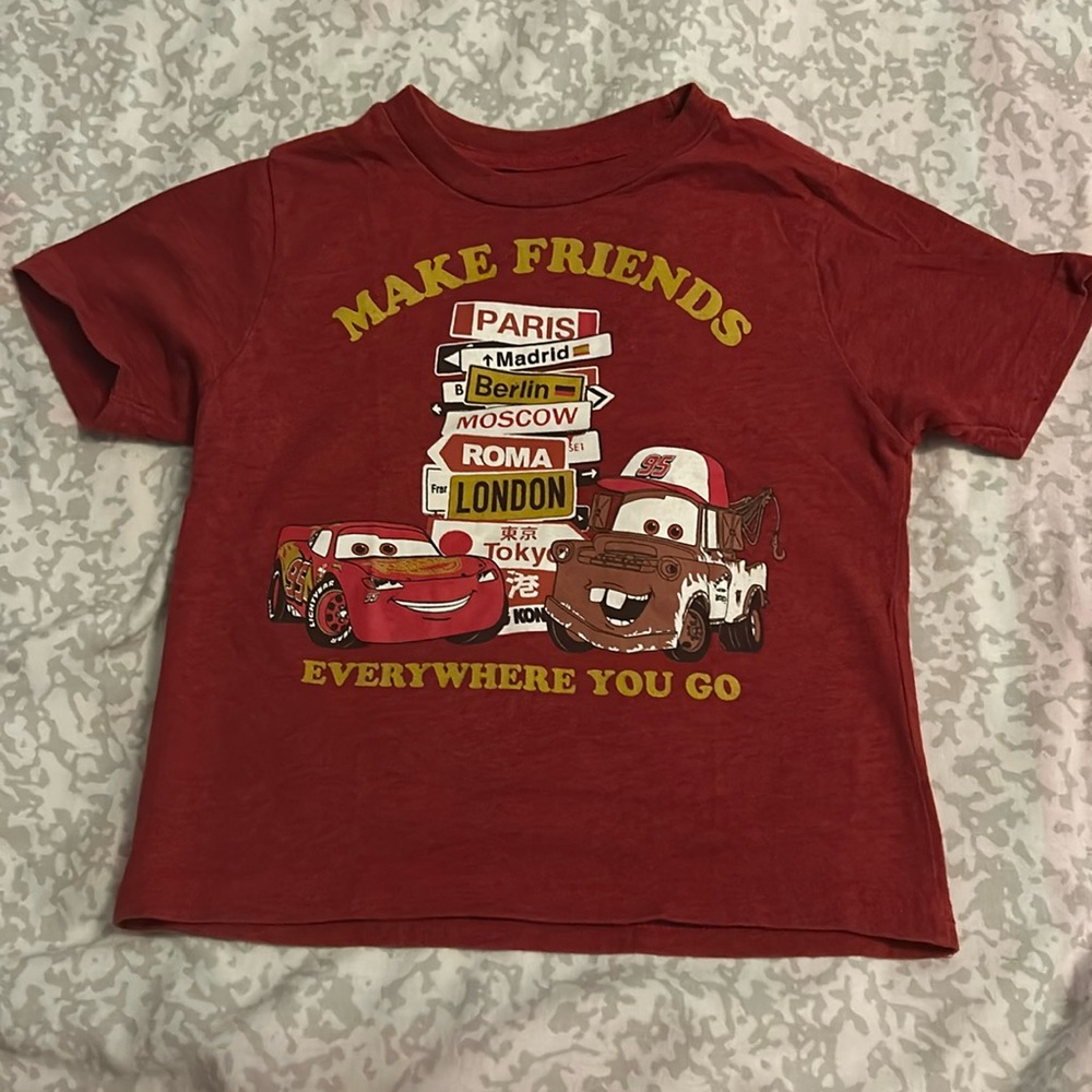 Disney cars shirt size 4T